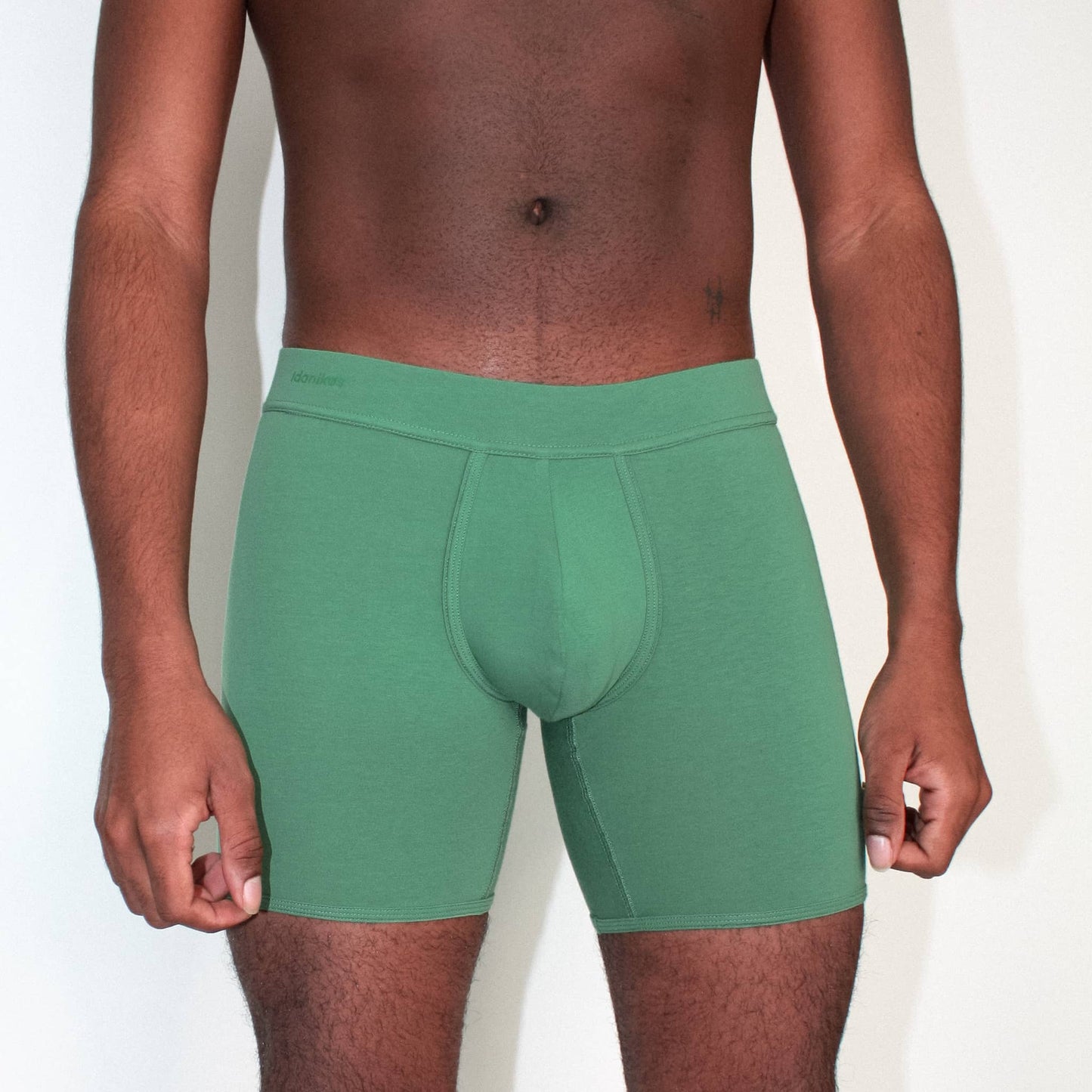 organic cotton boxer brief - green