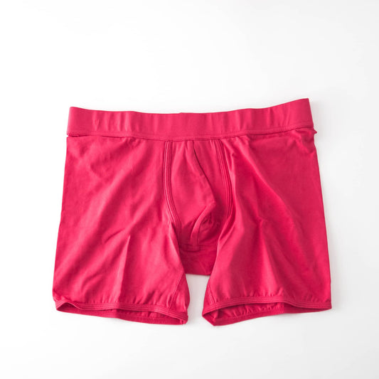 organic cotton boxer brief - pink - Idanikos