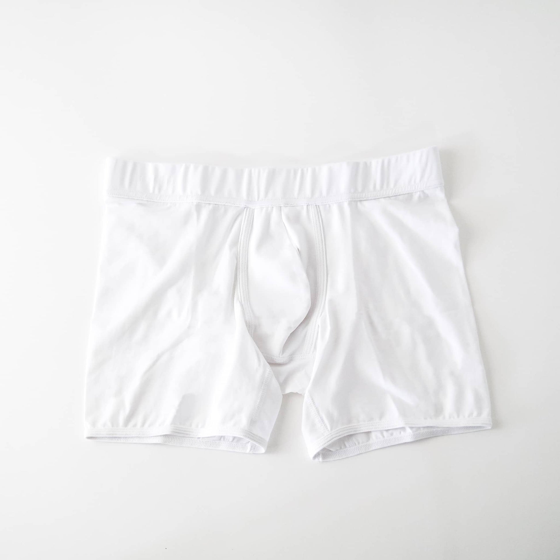 organic cotton boxer brief - white - Idanikos