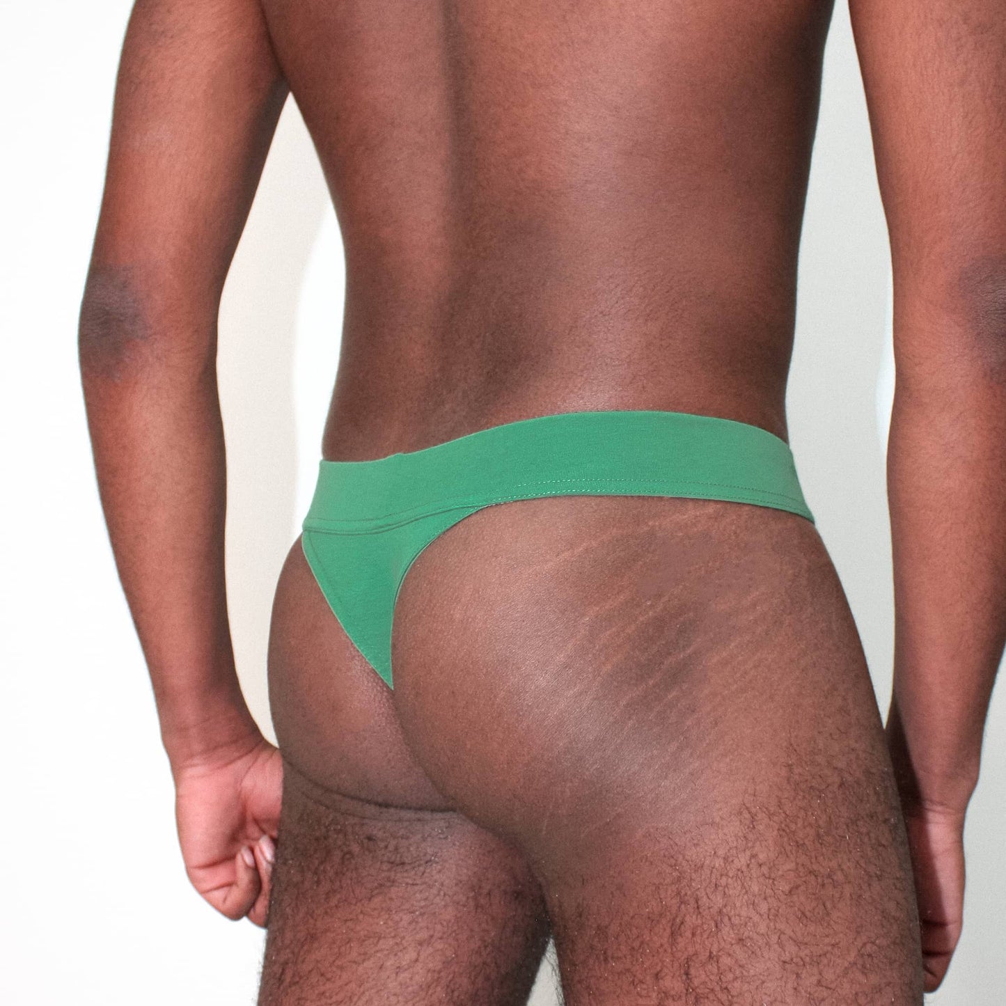 organic cotton thong - green - Idanikos
