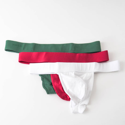 organic cotton thongs - tripack - Idanikos